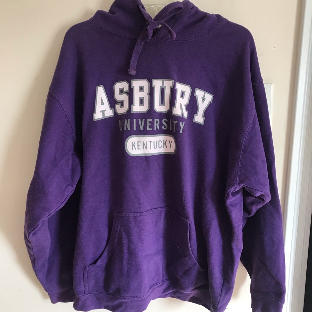 L Asbury University Hooded Sweatshirt